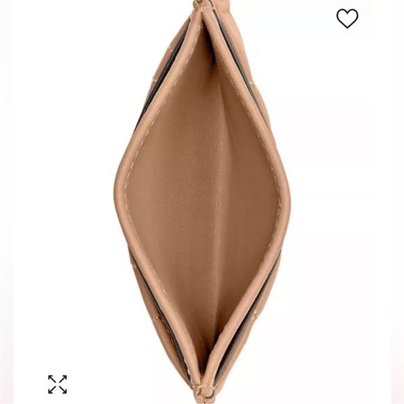 Coach quilted essentials wallet card case cream tan - Picture 4 of 5